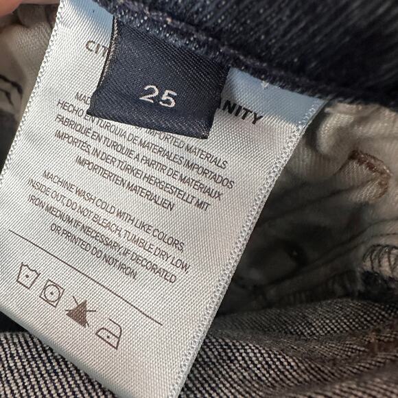 CITIZENS OF HUMANITY NWT Sloane Skinny Denim Jean in Baltic Dark Wash // 0 - Picture 12 of 12